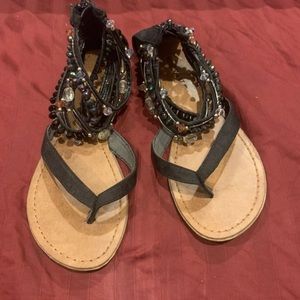 Nine West Sandals with Beaded Ankles
